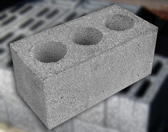 Блок бетонный КСР-ПР-ПС пустотность 30% с доставкой в Салехард!