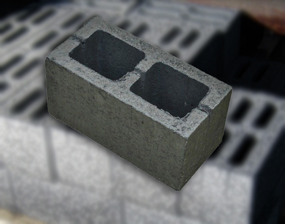 Блок бетонный КСР-ПР-ПС пустотность 40% с доставкой в Салехард!